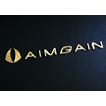AIMGAINメタルロゴ（ゴールド） 
