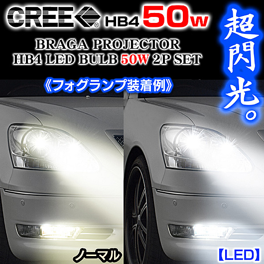 LEDプロジェクターバルブ　HB4/50W