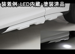 サイドマッドガード/LED内蔵　塗装済品 レクサスRXL20系