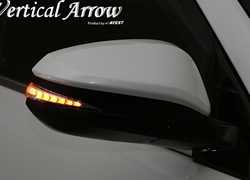 LEDドアミラーウィンカーレンズ/Vertical Arrow/タイプZ/AV-015 ヴォクシーR80系